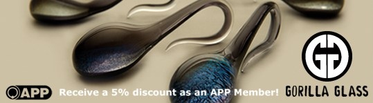 APP Members get 5% discount on handcrafted glass body jewelry