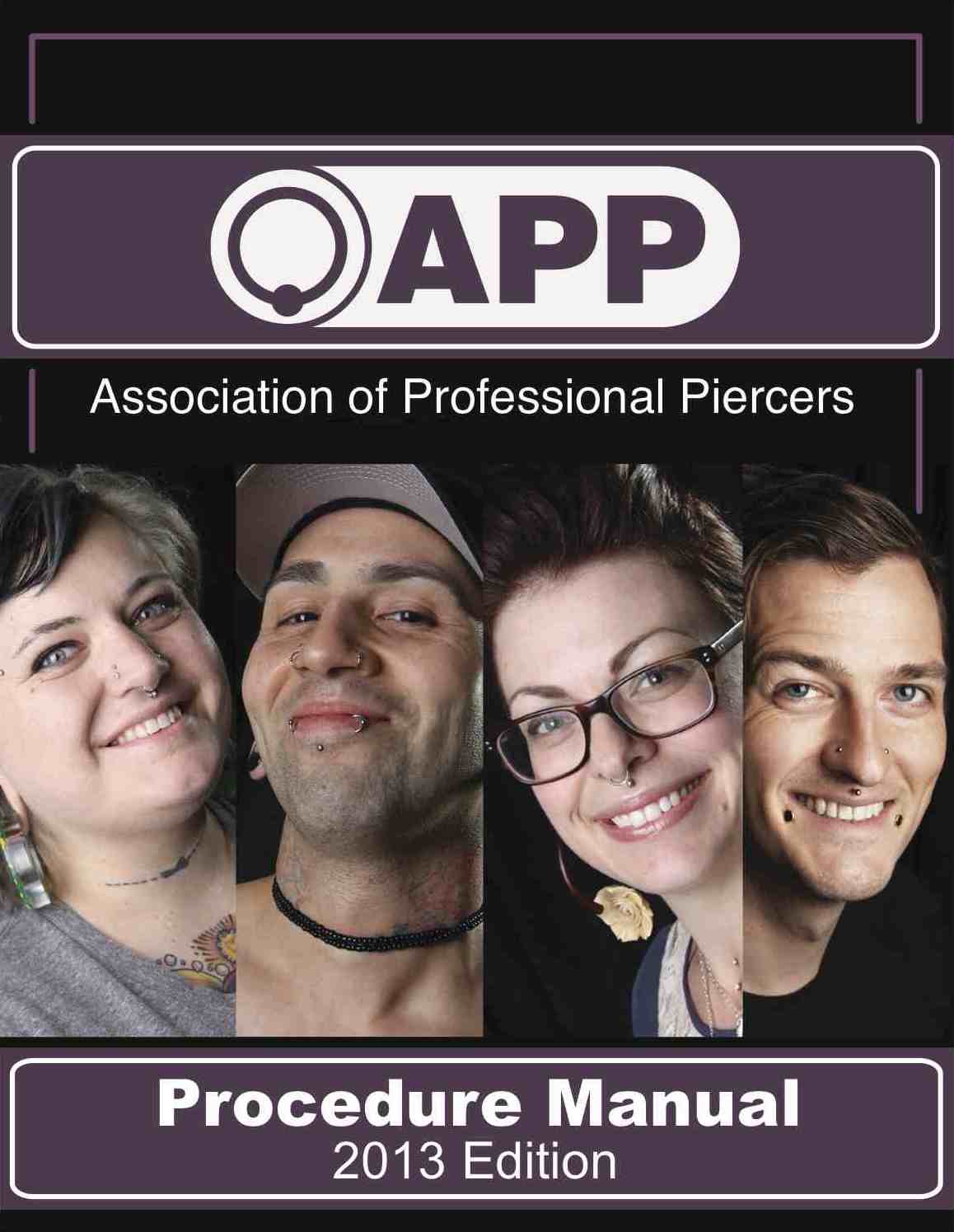 APP Procedure Manual - 2013 Edition